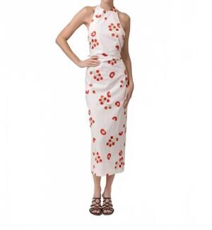 NEW LINE AND DOT bellissimo midi dress in ivory